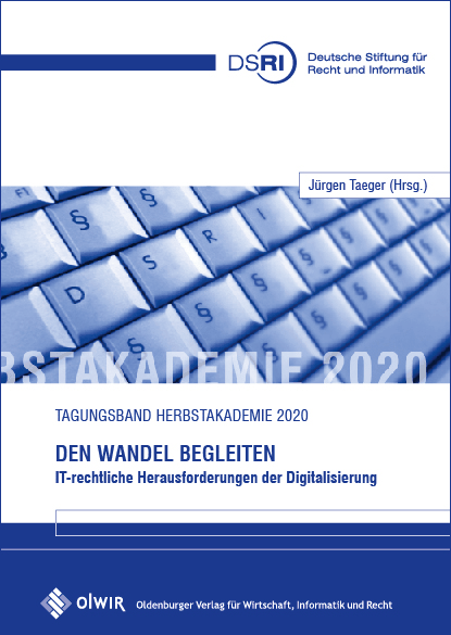 Cover des Tagungsbandes der DSRI Herbstakademie 2020